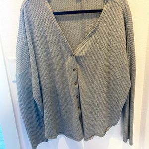 Waffled long sleeve